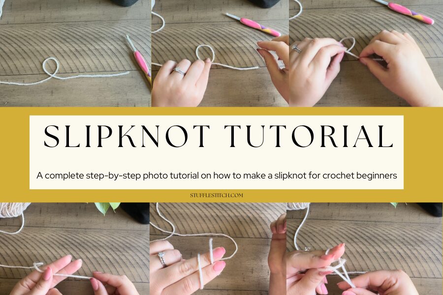 slipknot tutorial crochet beginners